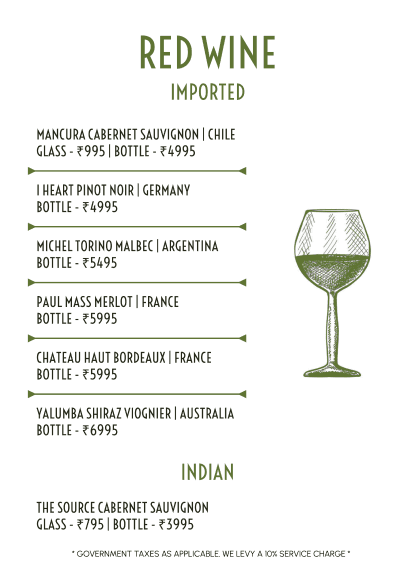 Sante Menu 10